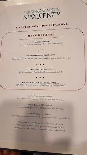 Ristorante Novecento dell'Hotel Rovereto