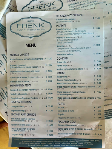 Bar Ristorante Frenk - Ristorazione