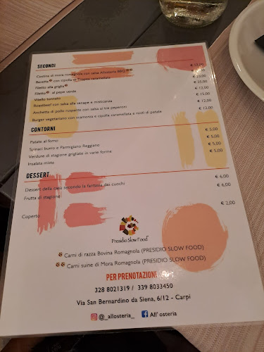 Opinii despre Allosteria în Carpi - Ristorazione