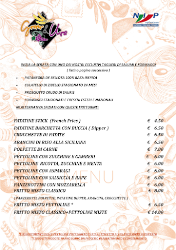 Grano&Uva | Enoristopizzanorcineria - Brindisi