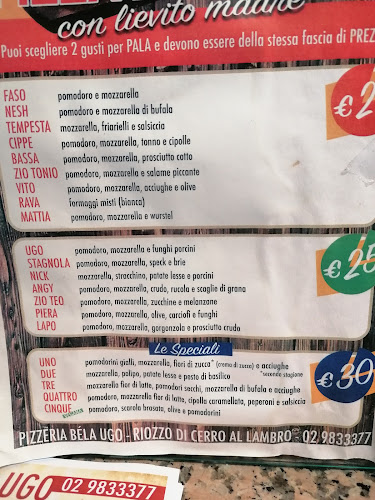 Comentarii opinii despre Tabacchi/Ristorante/Pizzeria "Bèla Ugo"