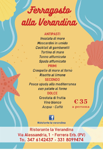 Opinii despre Ristorante La Verandina în Ferrera Erbognone - Ristorazione
