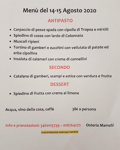 Osteria Mama si - Ristorazione