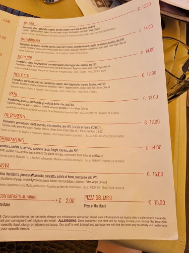 Reviews of Pizzacoteca di Brera in Milano - Ristorazione