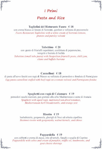 Fuoro - Ristorazione